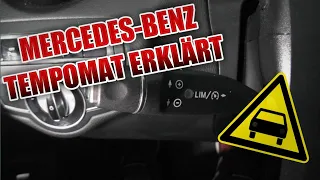 Mercedes Benz Tempomat: Bedienung und Funktionen | Detailierte Anleitung!