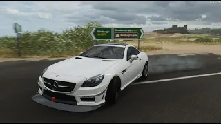 Forza Horizon 4 2012 MERCEDES-BENZ SLK 55 AMG LOADED | RAINY& DRIFT | ULTRA SETTINGS