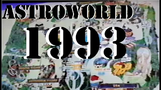 AstroWorld 1993 - EXTINCT! Closed Six Flags Park - Houston, TX - Rare Retro VHS Footage