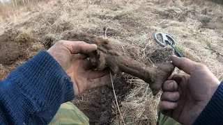 КОП ПО СТАРИНЕ !! ШУРФ НА СТАРОЙ ДЕРЕВНЕ!