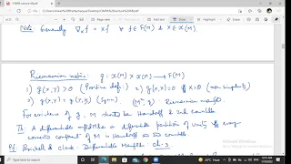 "Pre-requisites of Riemannian Geometry" by Prof. Arindam Bhattacharyya