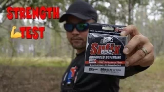 Sufix 832 braided line Strength test (Surprising Results)