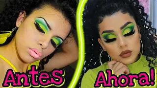 RECREANDO MI PRIMER TUTORIAL DE MAQUILLAJE!!💩OMG ME BURLÉ DE LA JEAMILETH DEL PASADO...