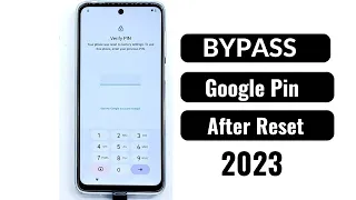 How To Bypass Google Pin After Factory Reset 2023 | All Android Frp Bypass | No Need Pc