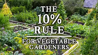 The Incredible "10% Rule" That Every Gardener Should Use | Increase Yields & Pollinators