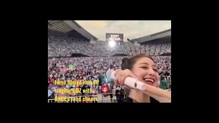 Jihyo filmed herself singing BDZ with ONCE's loud cheers #twice #twicejihyo #twiceonce #parkjihyo