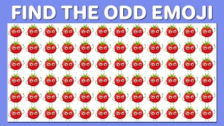 How Good Are Your Eyes? Spot the Odd Emoji Out | Easy, Medium, and Hard Levels | part-02