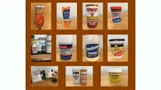 Wood Filler & Epoxy SHOWDOWN - 11 products