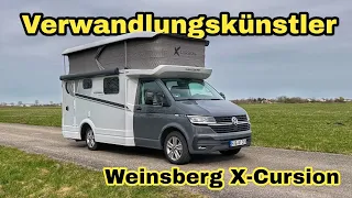Weinsberg X-Cursion CUV  Pepper Edition - der clevere VW T6.1 California?! Test - Review - Camping