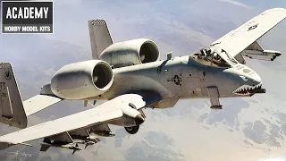 NEW! 1/48 USAF  A-10 Thunderbolt II by ACADEMY (video preview)