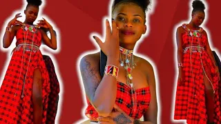 How To Style The Maasai Shuka into different outfits Step by Step//PART 2