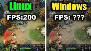 Windows vs Linux Gaming - Dota 2