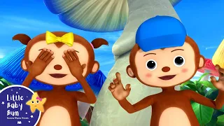 Peekaboo! Moneky Baby Game | Little Baby Bum - Nursery Rhymes for Kids | Baby Song 123