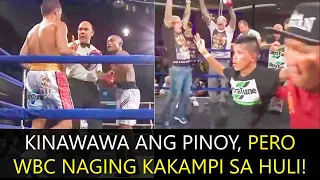 KINAWAWA ANG PINOY, PERO ANG WBC NAGING KAKAMPI SA HULI!