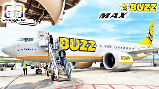 TRIP REPORT | First BUZZ B737MAX Flight! | RYANAIR Boeing 737 MAX | Krakow to Alicante