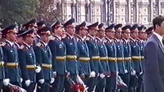 Выпуск офицеров на Красной площади в 1989г. / Russian officers