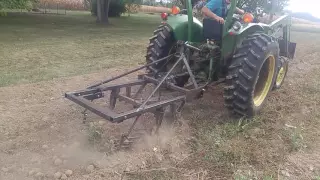 Homemade potato digger in Mahantango valley