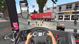 Europe Holiday Accident 🚍👮‍♂️ Bus Simulator : Ultimate Multiplayer! Bus Wheels Games Android