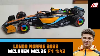 **F1 DIE-CAST REVIEW** - Bburago 2022 Lando Norris McLaren MCL36 1:43