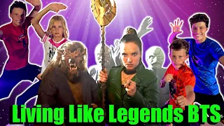 Living Like Legends! Ninja Kidz Music Video BTS!