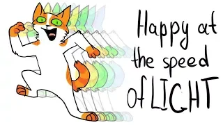 ᕕ( ᐛ )ᕗ HAPPY AT THE SPEED OF LIGHT - Catwar анимация