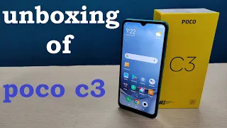 poco c3 retail box unboxing and quick review / poco c3 (lime green clour )unboxing