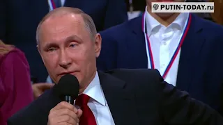 Путин о полетах в дальний космос.  Намек на то, что США не были на Луне.