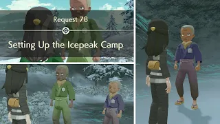 Request 78 | Setting Up the Icepeak Camp | Brice | Craig | Waterfall | Pokemon Legends: Arceus | PLA