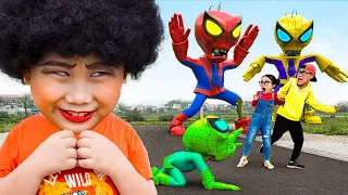 Baby Miss T Rescue Miss T & Nick, Tani From TEAM BAD GUYS Zombie SPIDER COLOR | Scary Teacher 3D IRL