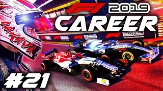 F1 2019 CAREER MODE Part 21: RACING AT THE FRONT FOR THE FIRST TIME!