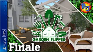 Let's Play House Flipper Garden DLC | PS4 Pro Console Gameplay Finale: Interior & Pool (P+J)