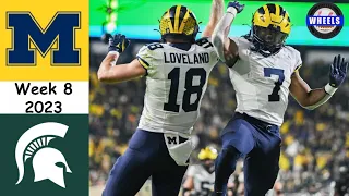 #2 Michigan v Michigan State Highlights | College Football Week 8 | 2023 College Football Highlights