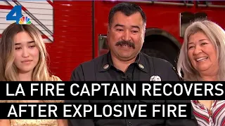 LA Fire Captain's Recovery After Explosive Building Fire | NBCLA