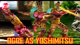 [TAS] Ogre With Yoshimitsu's Moves Gameplay - Tekken 3 (Arcade Version) (Requested)