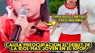 CAUSA PREOCUPACION EL DEBUT DE LA IDOL MAS JOVEN EN EL KPOP ¡TAN SOLO ES UNA NIÑA”