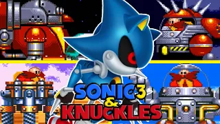 Sonic 3 & Knuckles: All Bosses (As Metal Sonic)