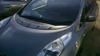 Стресс тест новой ВВБ Nissan Leaf 130ан (44кВт), 216км с расходом 5,2 км/кВт. Нагрев до 40гр.