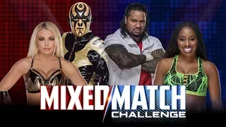 WWE Mixed Match Challenge: Goldust & Mandy Rose Vs Jimmy Uso & Naomi [SIMULATION] #WWE #MMC