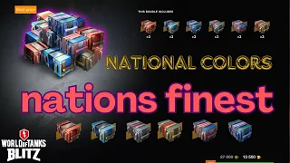 Discover 18 Container nations finest ● national colors ● World of Tanks Blitz