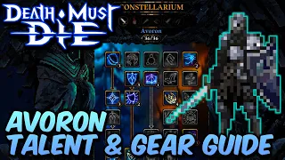 Complete Talent & Gear Guide for Avoron | Death Must Die