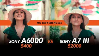 Sony a6000 VS a7 III - Can you REALLY see any DIFFERENCE?