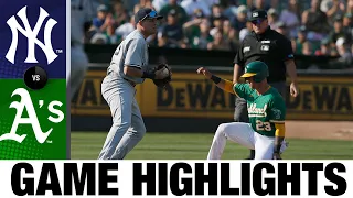 Yankees vs. A's Game Highlights (8/29/21) | MLB Highlights