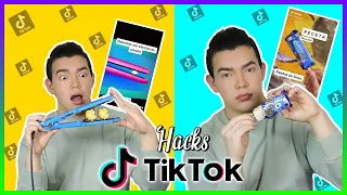 Probando LIFE HACKS VIRALES de TIK TOK