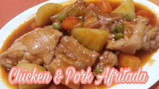 HOW TO COOK CHICKEN & PORK AFRITADA BY: Jon & Memeh