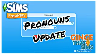 Pronouns Update | The Sims FreePlay