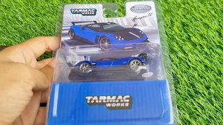 Tarmac Works Pagani Huayra BC 1/64 BLUE DIE-CAST SCALE MODEL CAR