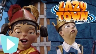 Lazy Town Full Episode | The Blue Knight | Here We Go Season 3 Episode 4