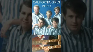 California Girls Intro by The Beach Boys Played on Two Guitars #guitar #beachboys #californiagirls