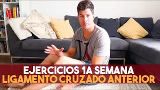 Ejercicios en casa Semana 1 | Recuperacion Ligamento Cruzado Anterior