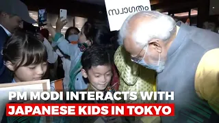 PM Modi in Japan: 'You Speak Hindi Pretty Well' PM Modi Praises Japanese Kid In Tokyo